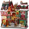 Image de Lemax - 'Christmas City' - Verlicht gebouw - Exclusief adapter (werkt ook op batterijen)