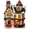 Image de Lemax - 'Christmas Supply Loft' - Verlicht gebouw met rookeffect - Inclusief adapter