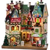Image de Lemax - 'Tis The Season Shops' - Verlichte Facade - Exclusief adapter (Werkt op batterijen)