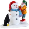 Image de Lemax - Building A Snowman - Kersthuisjes & Kerstdorpen