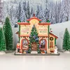 Image de Lemax - 'Cranberry Hill Christmas Boutique' - Verlicht gebouw - Exclusief adapter (werkt ook op batterijen)