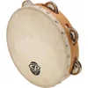 Image de Latin Percussion LP CP378 Wood Tambourine Single Row Jingles With Head