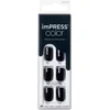 Image de imPRESS Color - Kunstnagels - 30 stuks - Nepnagels - All Black