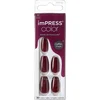 Image de imPRESS Color Coffin - Winery in NYC - 30 stuks - Press-On Techniek zonder Lijm - Nepnagels - Plaknagels
