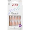 Image de KISS Magnetic Fantasy Nails North Coast  zilveren gelnagels met fluwelen finish - 28 stuks