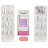 Image de imPRESS Color FX Sour Love - Zelfklevende Kunstnagels - Zilverwit met parelmoer- 30 stuks