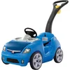 Image de Step2 Whisper Ride Loopwagen in Blauw - Duwauto / Loopauto met duwstang - Voor kinderen vanaf 1,5 jaar