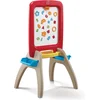Image de Step2 All Around Easel for Two Schoolbord - Tekenbord voor kinderen - Tweezijdig Schrijfbord van kunststof incl. 94 accessoires - Magnetisch