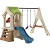 Image de Step2 Play Up Gym Set Speeltoestel voor kinderen - Speeltoren met glijbaan en schommels van plastic / kunststof - Speelgoed voor tuin / buiten