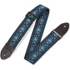 Image de Levys Leathers M8HTV-004 geweven gitaarband met print - vintage blauw