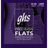 Image de GHS 4er bas Precision Flatwound Short Scale 45-60-75-95 - Snarenset voor 4-string basgitaar