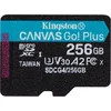 Image de Kingston Technology 256GB microSDXC Canvas Go! Plus Gen4 200R A2 U3 enkel pakket zonder adapter