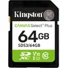 Image de Kingston Technology 64GB SDXC Canvas Select Plus Gen3 100MB/s C10 UHS-I U1 V10