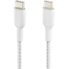 Image de Belkin Braided USB-C naar USB-C kabel - 1m - wit