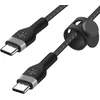Image de Belkin Boost-Up Charge - Telefoniekabel -  Braided  USB-C to USB-C 2.0 - 1m - Zwart