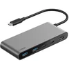 Image de Belkin Connect 7-in-1 USB-C Hub   4K 60Hz HDMI   100W Power Delivery   2x USB-C, 2x USB-A, SD en microSD   Grijs