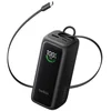 Image de Belkin UltraCharge Powerbank 22.000 mAh   120 W   Uittrekbare USB-C-kabel 70 cm   USB-C en USB-A   Digitaal Display   Zwart