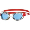 Image de Zoggs Predator Zwembril White Red, Tint Blue Regular Fit
