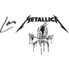 Image de Ahead Sticks Lars Ulrich Aluminium Sticks, LU-SGL, metallica, Long Taper - Accessoire voor drum