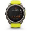Image de Garmin Fenix 8 Solar Sapphire 51mm - Titanium Graphite/Yellow - Multisport GPS Smartwatch - Solar - Sapphire - 51mm