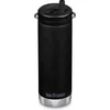 Image de Klean Kanteen - RVS Thermosfles TK Wide With Twist Cap (473ml) - Shale Black - Straw Cap