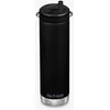 Image de Klean Kanteen TKWide 592ml - Twist Cap Black- geïsoleerd - met rietje