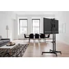 Image de Manhattan Serie - Mobiele TV-standaard - 37-70 inch - Zwart - Verstelbare Hoogte