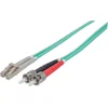 Image de Intellinet 751117 Glasvezel kabel 1 meter ST LC OM3 Aqua-kleur