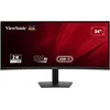 Image de ViewSonic VA3420C - 34  UWQHD - 3440x1440 - Gebogen 1900R - IPS - 120Hz - 1ms - USB-C 100W - 2x HDMI - 1x DisplayPort - Zwart
