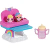 Image de Hatchimals Alive - Hungry Hatchimals-speelset met kinderstoel en 2 minifiguren in eieren die zelf uitkomen