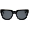 Image de I-SEA JOLENE Acetaat Zonnebril Polarized Black - Smoke