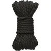 Image de 6mm Hemp Bondage Rope - 50 Ft. Black