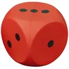 Image de Dobbelsteen - Foam - Coated - Rood - 14 centimeter