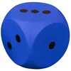 Image de Dobbelsteen - Foam - Coated - Blauw - 14 centimeter