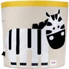 Image de 3 Sprouts - Storage Bin - Black and White Zebra /Furniture /Black and White