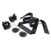 Image de Crushious Lace Me Up - Bondage Lacy Set - Zwart