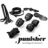 Image de Punisher - 8-delige Bondage Set - Zwart