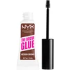 Image de Nyx Professional Makeup The Brow Glue - Dark Brown - Wenkbrauw Gel 16 uur langhoudend - Donkerbruin.
