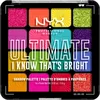Image de NYX Professional Makeup Ultimate Shadow Palette - I Know That's Bright - Oogschaduw Palet