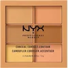 Image de NYX Professional Makeup 3C Palette - Conceal, Correct, Contour - Light - Highlight & Contour - 9 gr