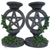 Image de Nemesis Now - Aged Pentagram Candlesticks 13.4cm