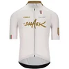 Image de Q36.5 R2 Light Nibali Shark Korte Mouw Wielertrui Wit,Zwart 2XL Man