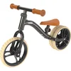 Image de Yvolution - Yvelo Junior Air Black - Super Stoere Zwarte 2-In-1 Loopfiets - Met Verstelbaar Zadel En Stuur - Gebruik Met 2 Achterwielen Voor Training Modus En Met 1 Achterwiel Voor Loopfiets Modus - Geschikt Vanaf 18 Maanden