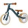 Image de Yvolution - Yvelo Junior Air Green - Super Stoere Groene 2-In-1 Loopfiets - Met Verstelbaar Zadel En Stuur - Gebruik Met 2 Achterwielen Voor Training Modus En Met 1 Achterwiel Voor Loopfiets Modus - Geschikt Vanaf 18 Maanden