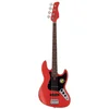 Image de elektrische basgitaar - V3P 4/RS - 4-snarig, passief, red satin