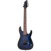 Image de Schecter Omen Elite-7 See-Thru Blue Burst elektrische gitaar