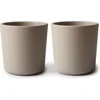 Image de Siliconen drinkbeker - Mushie - BPA vrij - Vanilla- set 2