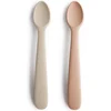 Image de Mushie Kinderbestek Set Lepels - Blush / Shifting Sand