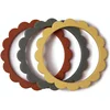 Image de Mushie Flower bijtring armband Clay