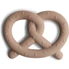 Image de Mushie - Bijtring - Pretzel - Naturel - 3 maanden+